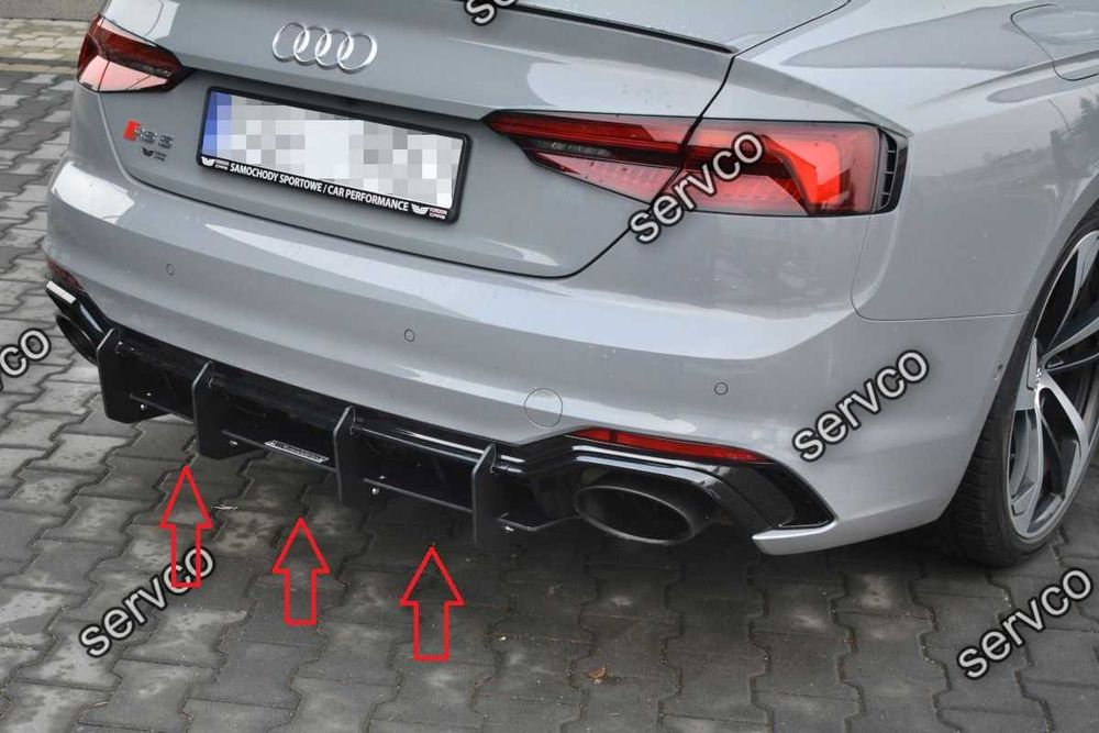 Pachet Body kit tuning Audi A5 RS5 Mk2 F5 Coupe 2017-2019 v7 - Maxton