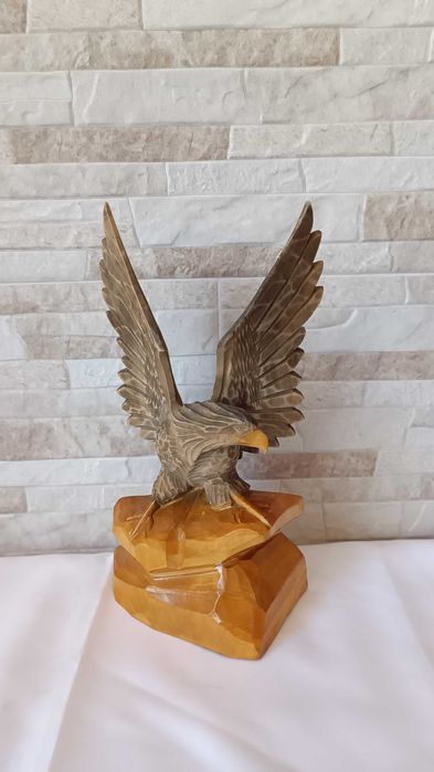 Стара дърворезба - Орел - 26см