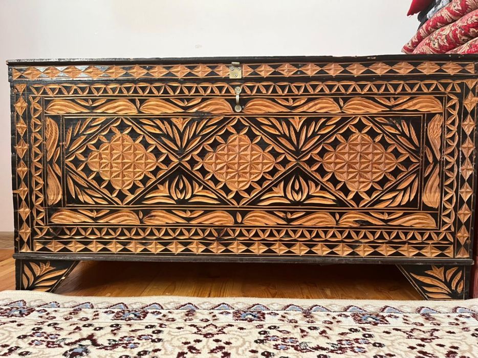 Сундук.  Сандық қазақи нақышта сапалы жасалған
