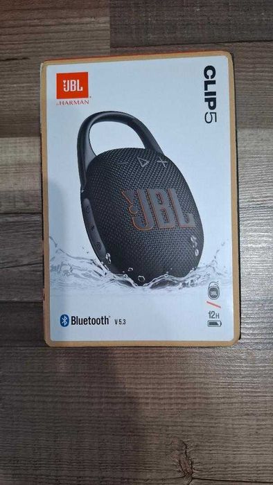 Boxa portabila JBL Clip 5, Bluetooth, IP67, Auracast