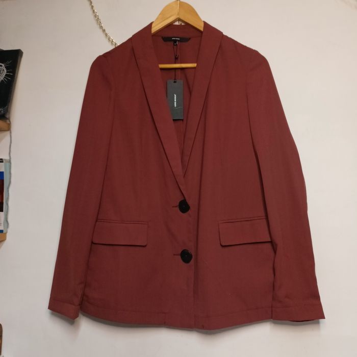 Sacou Damă Vero Moda 36, Nou cu Etichetă, Roșu-Cărămiziu Model  trend
