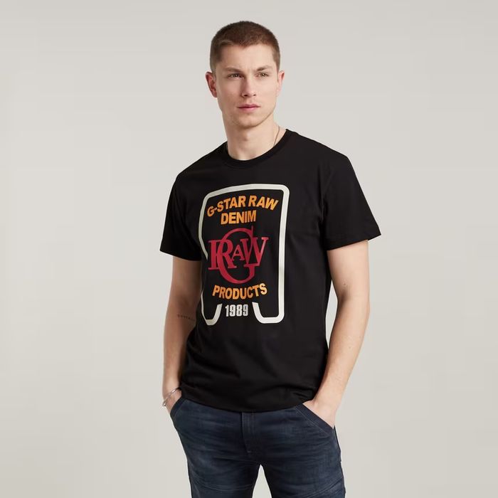 Оригинална тениска G-Star Raw Multicolor M , L , XL нова мъжка черна
