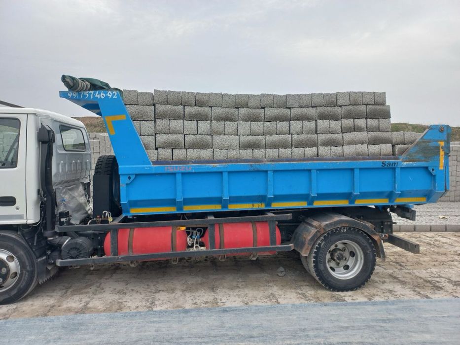 Isuzu zil kamaz klines qum samosval 6 kuba
