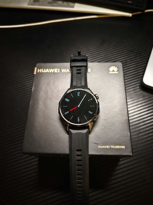 Smart watch Huawei GT6 46mm Blackstrap + Blue magnetic strap