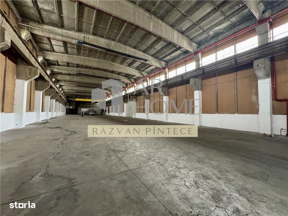 Hala industriala 2500 + birouri platforma betonata zona Nord, Ploiesti
