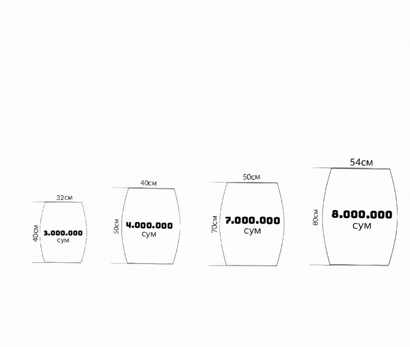 Декоративные бочки из сосны