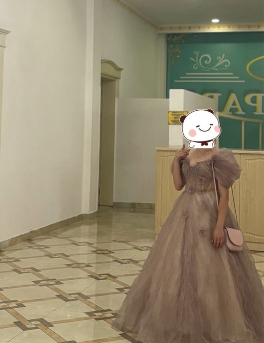 Платье пышное вечернее