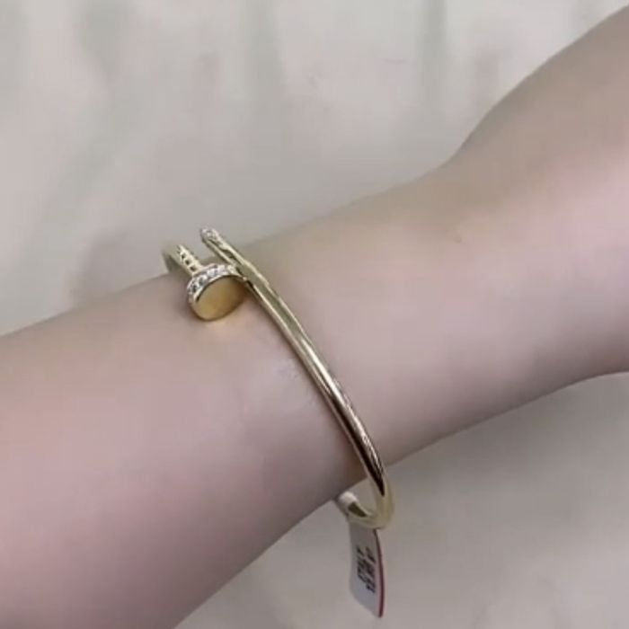 Золотой браслет литый