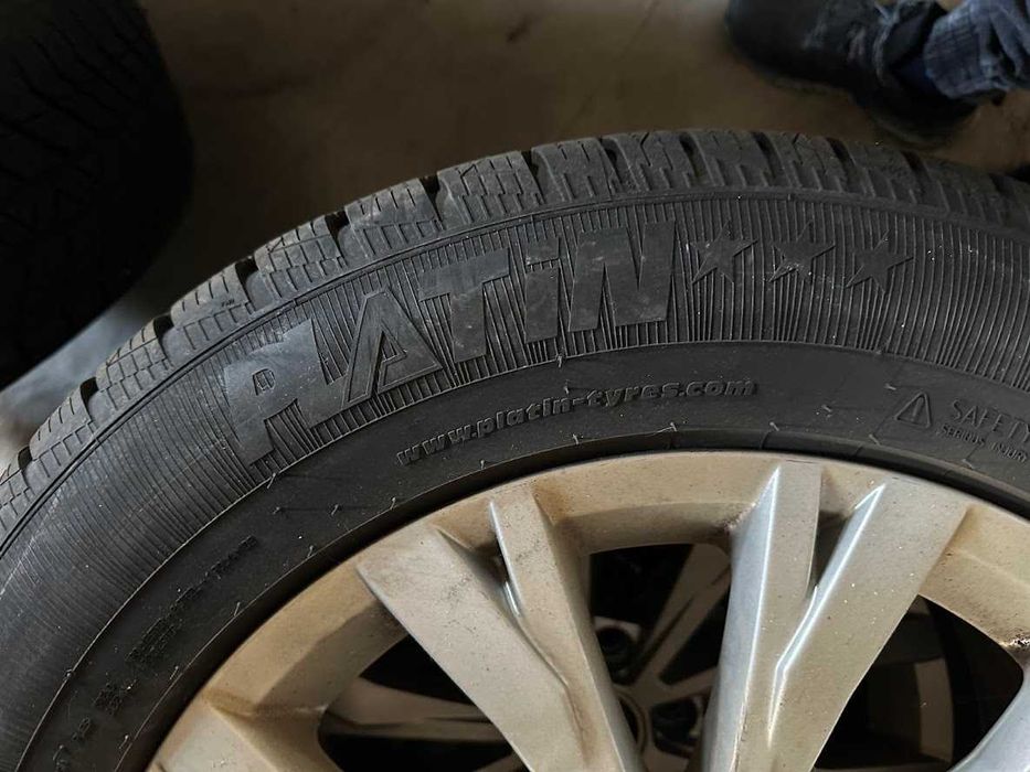 4бр. ал.джанти VW MONTANA 7Jx17 ET40 *Tiguan II* + зимни гуми PLATIN RP-70 WINTER 215 65 17