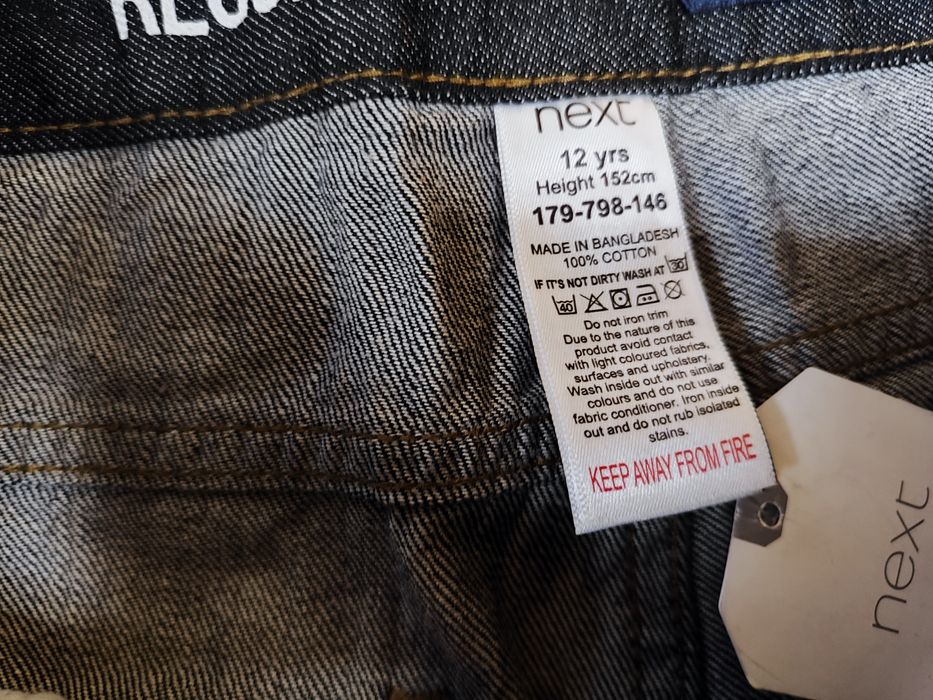 Дънки за момче next, нови. Размер 152