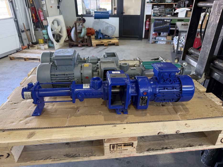 Нова шнекова/винтова помпа Netzsch 150-1000 l/h