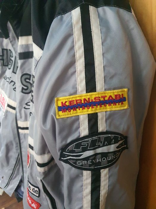 Geacă MOTO SPIEGLER, 3XL, Cu Imprimeuri și Protecții.
