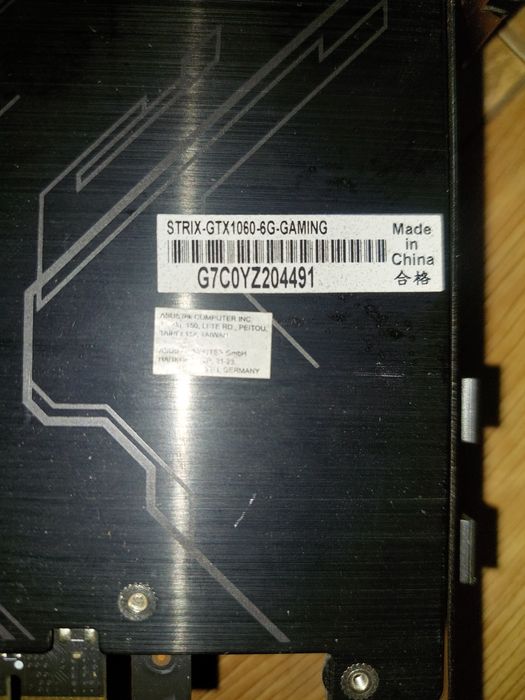 Placa video GeForce 1060 6gb