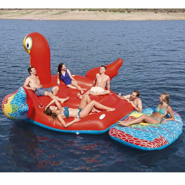 Saltea gonflabila, papagal gigant, 500 x 327 cm