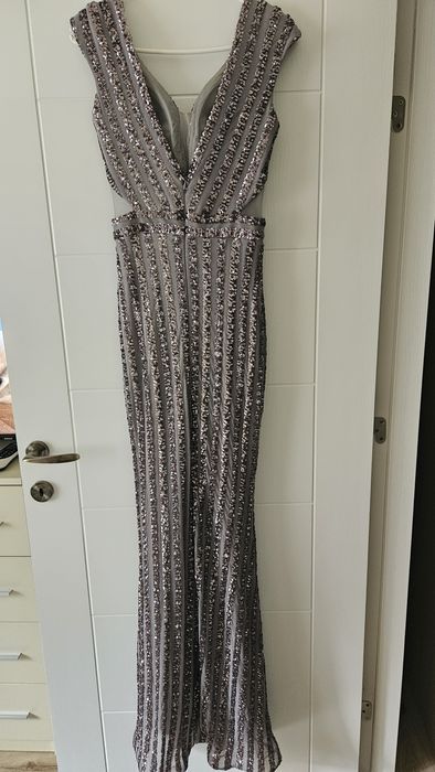 Rochie de seara argintie