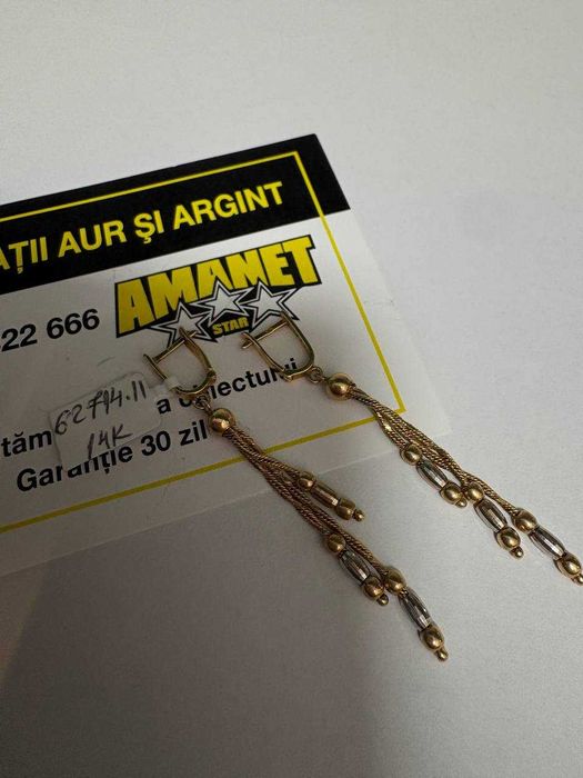 Cercei Lungi Aur 14K 4.95gr (cdc)