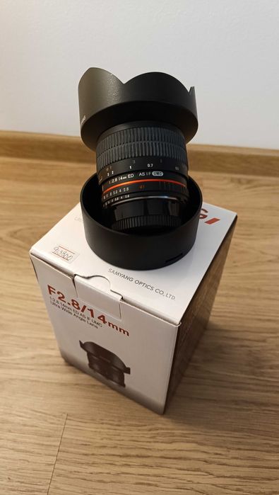 Obiectiv Samyang 14mm f/2.8 ED AS IF UMC  Montură Nikon (Versiunea AE)