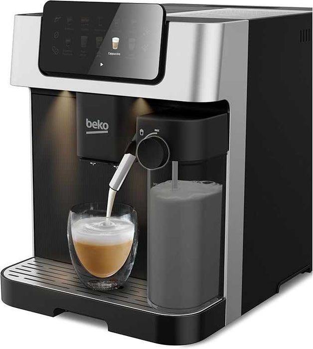 Espressor automat Beko CaffeExperto CEG7304X, 19 bar, ecran touch, garanție