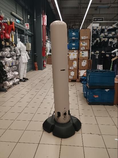 Sac de box stabil Negru și bej Adulți - produs resigilat Decathlon