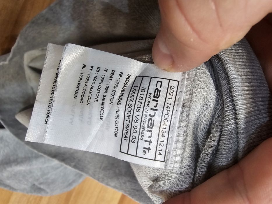 CARHARTT WIP sweatshirt bluza hanorac hoodie L