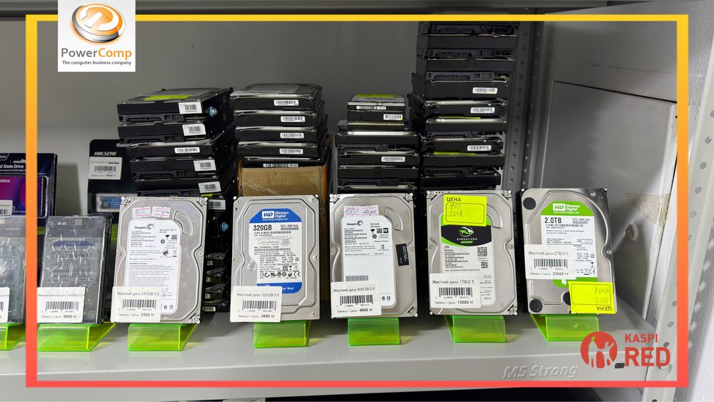 Жёсткие диски 2.5/3.5 250GB-2TB