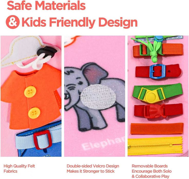 EVERGD Busy Board Montessori Универсална 7 в 1 образователна дъска