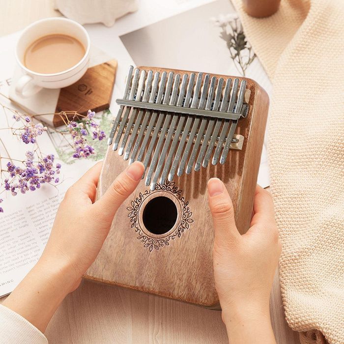 Калимба Преносимо пиано Kalimba със 17 клавиша за пиано с пръсти
