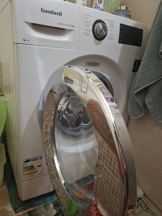 Стиральная машина Goodwell 6 кг (GWM-611W/H) в отличном состоянии