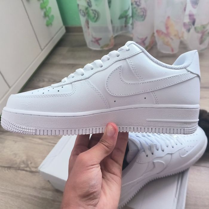 Nike Air Force 1 AF1 albi / triple white 40-43. Livrare cu verificare