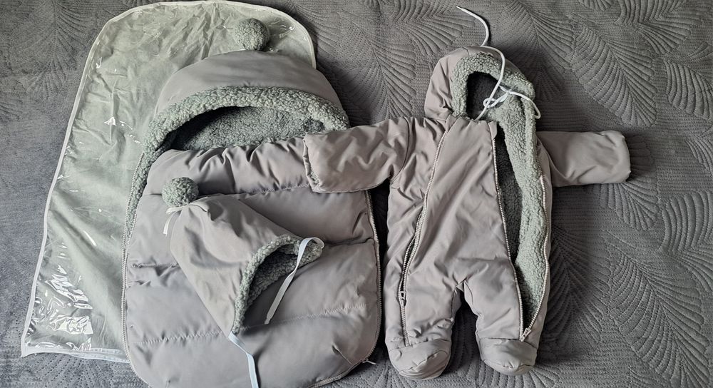 Зимний кокон-комбинезон