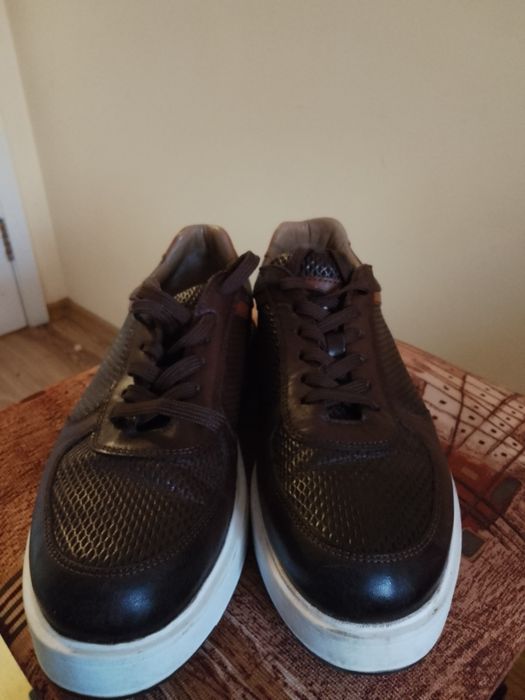 Teodor мъжки спортно-елегантни обувки (кафяви)