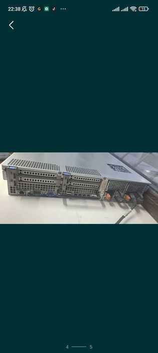 Сервер DELL б/у, все параметры на фото.  Диск очищен