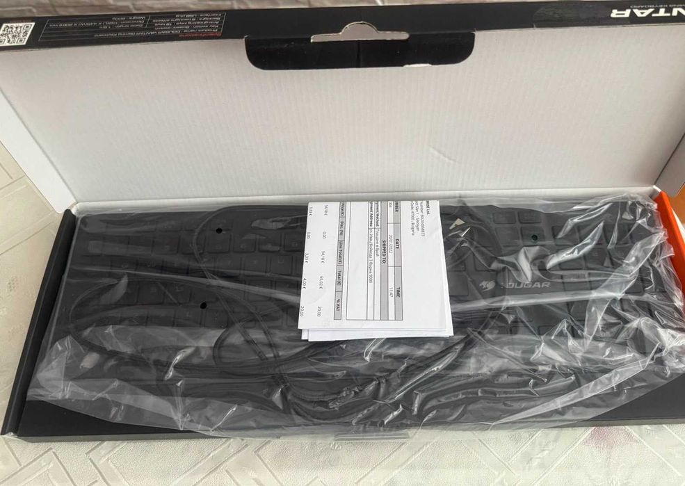 Cougar VANTAR | нископрофилна клавиатура