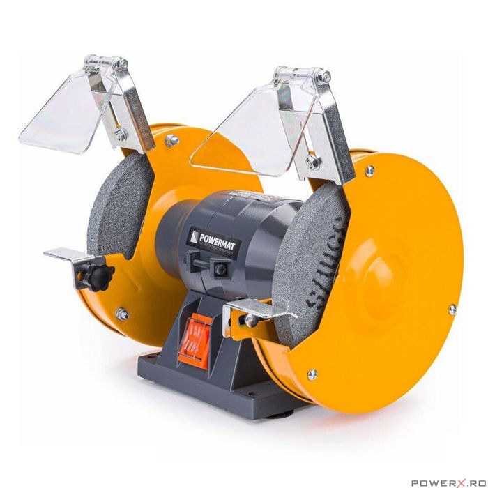 Polizor de banc cu 2 pietre 150 mm 1500 W, Powermat