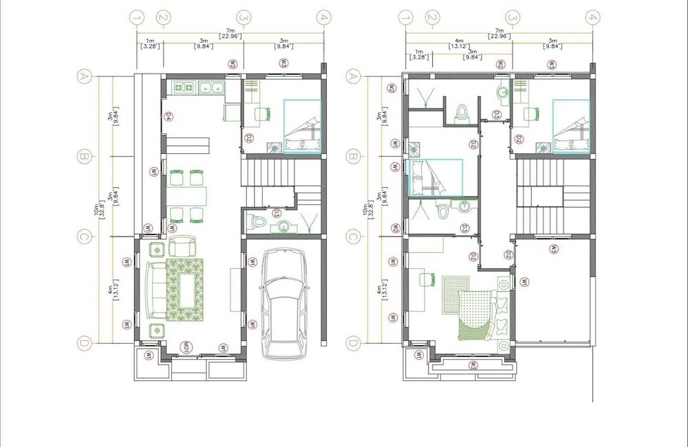 НА ИЗПЛАЩАНЕ - Двуетажна сглобяема къща с 3 спални, 140 кв. м