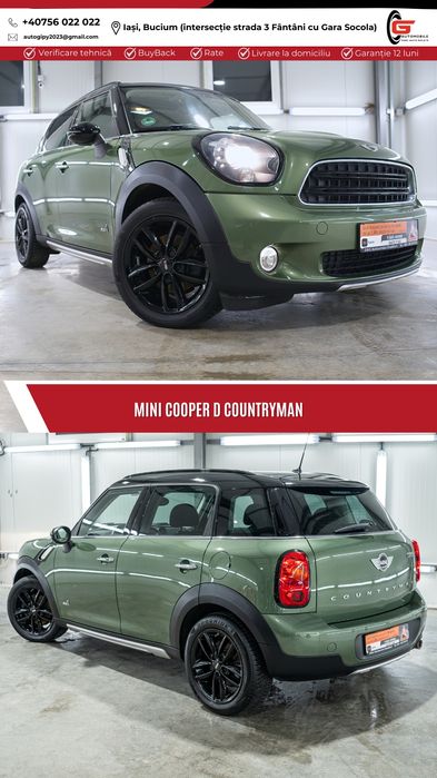 Mini Cooper D Countyman ALL4(4×4)Piele Xenon Climatronic Euro6 Diesel
