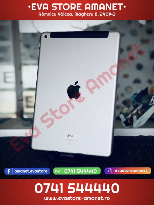 Apple iPad 6th Gen Silver 32GB WiFi + Cellular Neverlocked