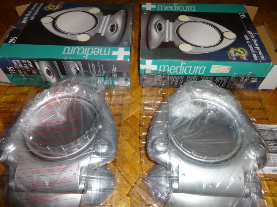 -45 % Reducere, MEDICURA M295, Oglinda Bifocala Iluminata, PROFESIONAL
