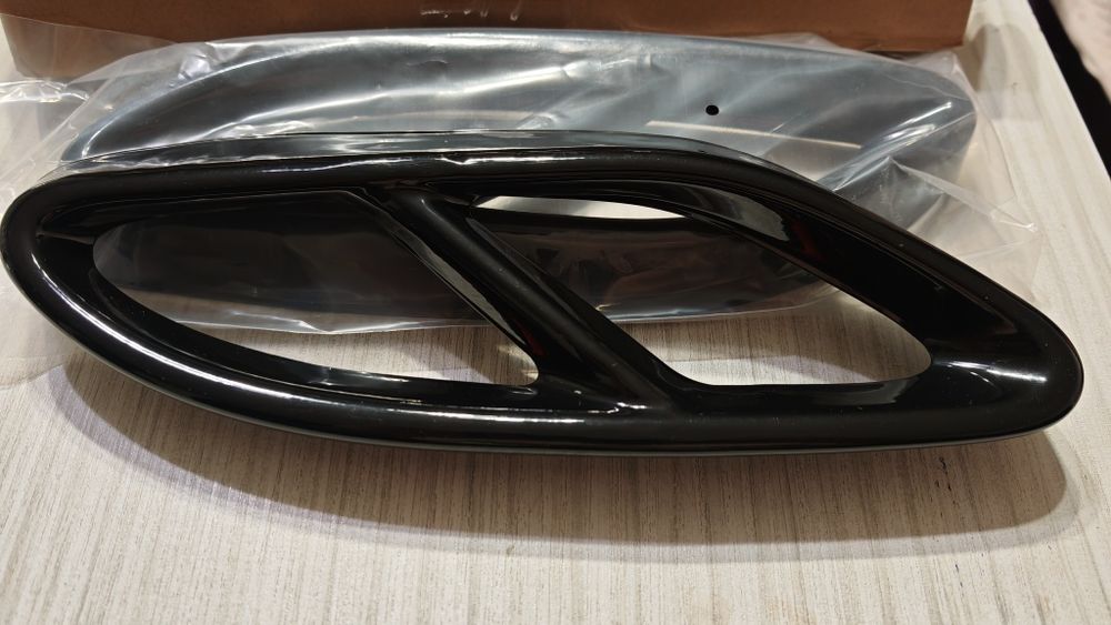 Мерцедес стикери двойни накрайници за ауспух C/E - клас