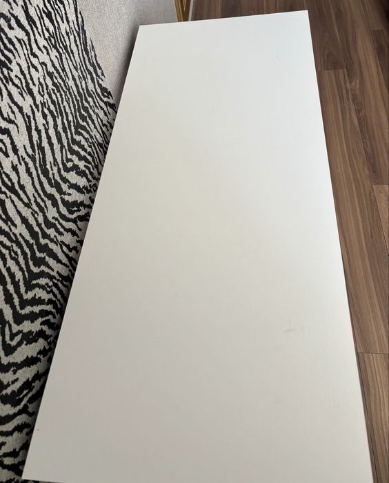 Стол компьютерный Ультра, 105.8х45x75 см, белый