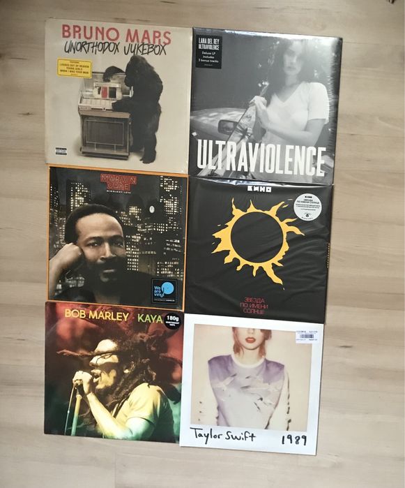 Винилы , пластинки в ассортименте