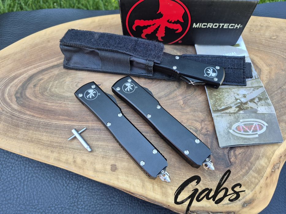 Автоматичен нож MICROTECH Ultratech НОВ  модел  с текстилен калъф