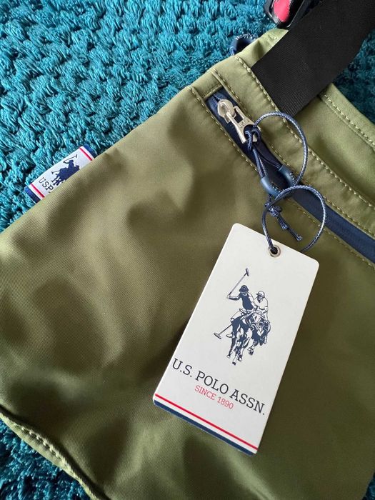 U.S. POLO ASSN. Bodybag Military Green Limited - ORIGINAL BY U.S.A