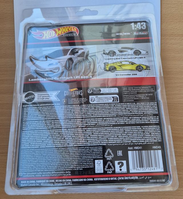 Lamborghini Countach Hotwheels 1:43