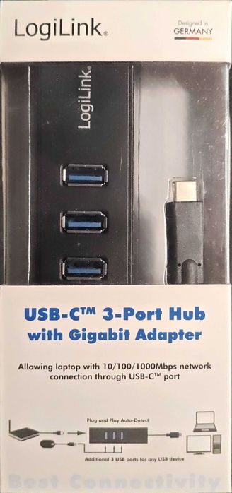 LogiLink UA0283 Adaptor Rețea USB-C cu Conexiune Cablată Gigabit Ethernet