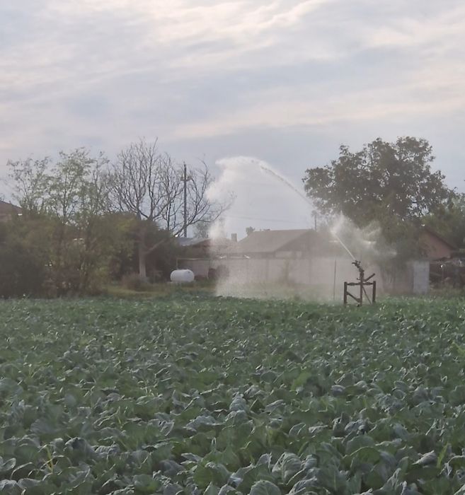 Tambur irigare Irriland 250 m, furtun 100 mm, turbina 6 viteze