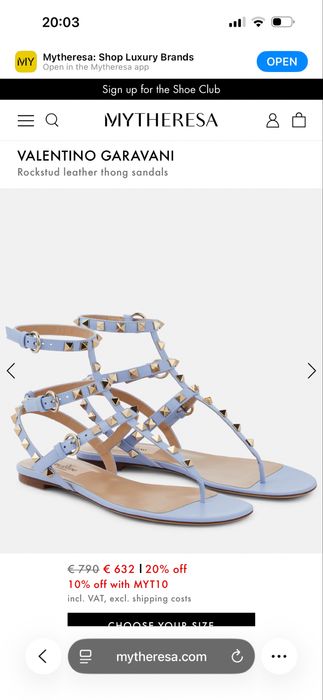Sandale Valentino Garavani rockstud
