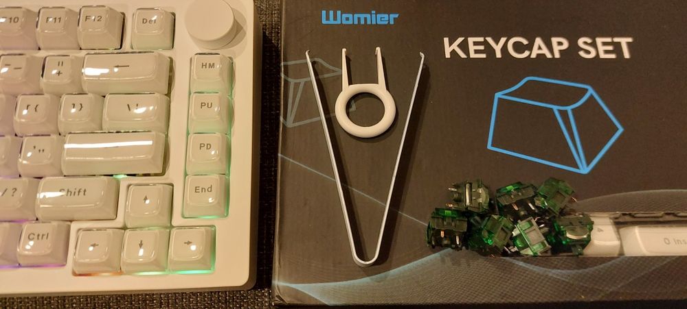 Monsgeek M1 V5 White custom механична клавиатура