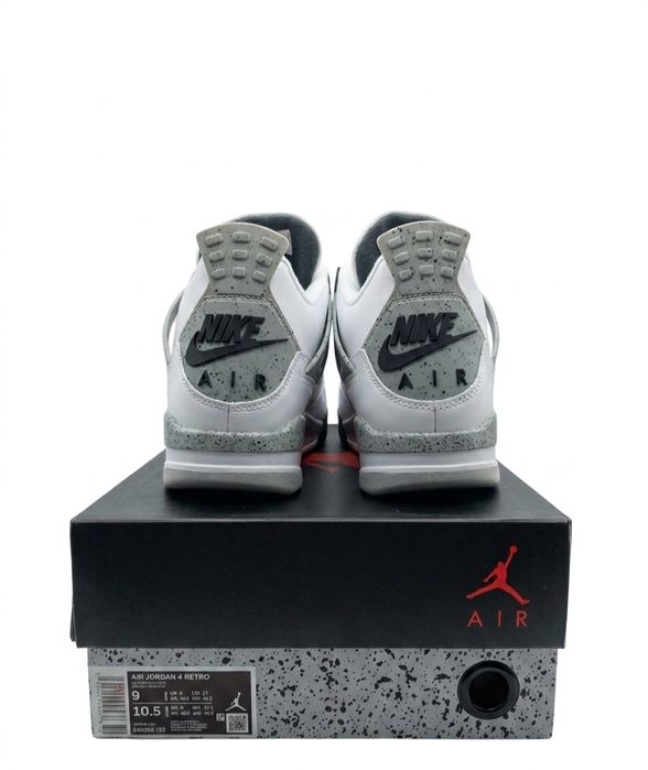 Air Jordan 4 White Cement