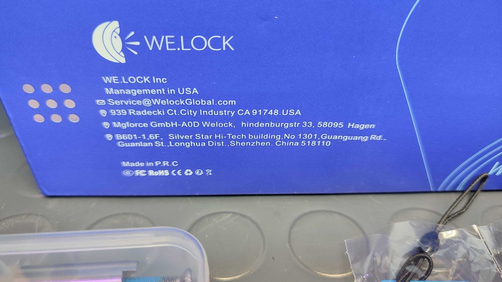 Умна ключалка с пръстов отпечатък